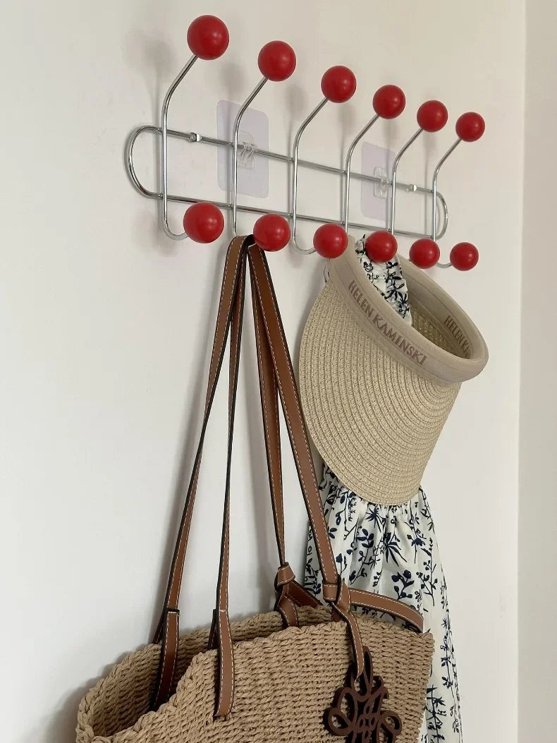 Entrance Hall Wall Coat Racks Portable Backpack Cap Scarf Clothes Organizer Hangers Bedroom Clothing Storage Hanger Rack Hooks