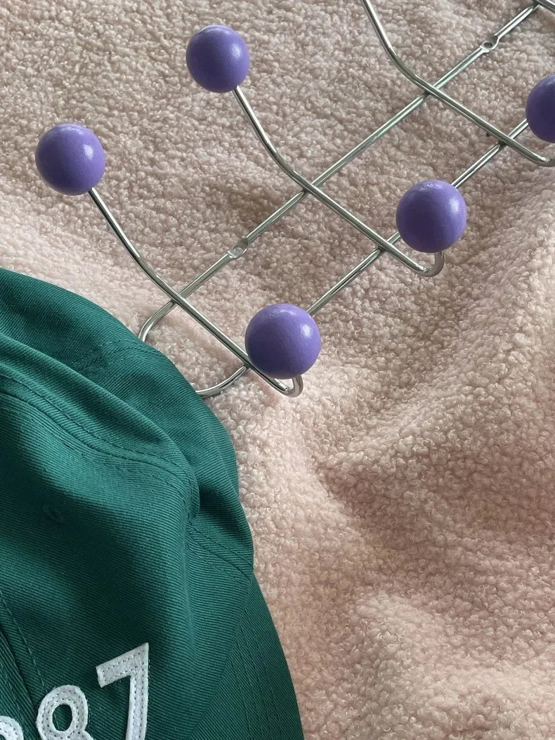 Entrance Hall Wall Coat Racks Portable Backpack Cap Scarf Clothes Organizer Hangers Bedroom Clothing Storage Hanger Rack Hooks