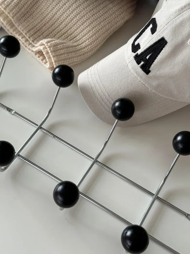 Entrance Hall Wall Coat Racks Portable Backpack Cap Scarf Clothes Organizer Hangers Bedroom Clothing Storage Hanger Rack Hooks