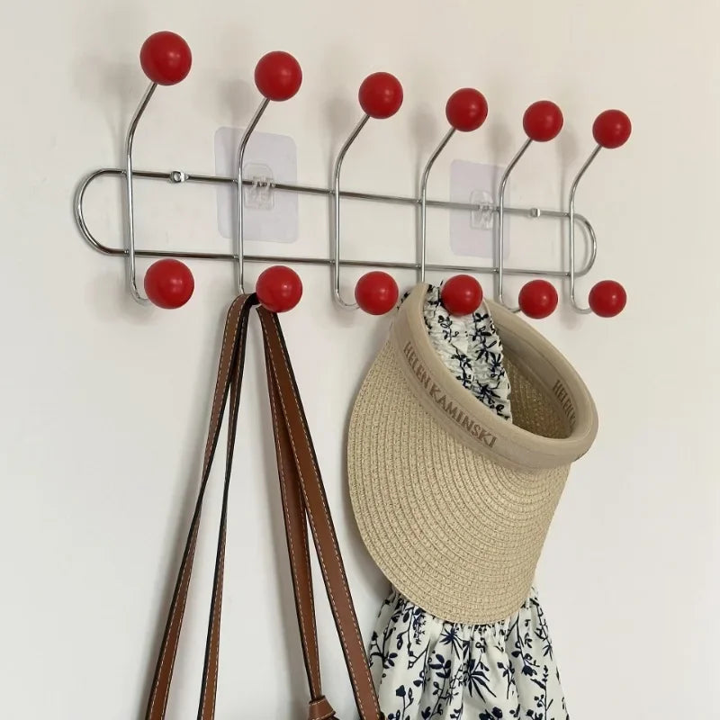 Entrance Hall Wall Coat Racks Portable Backpack Cap Scarf Clothes Organizer Hangers Bedroom Clothing Storage Hanger Rack Hooks
