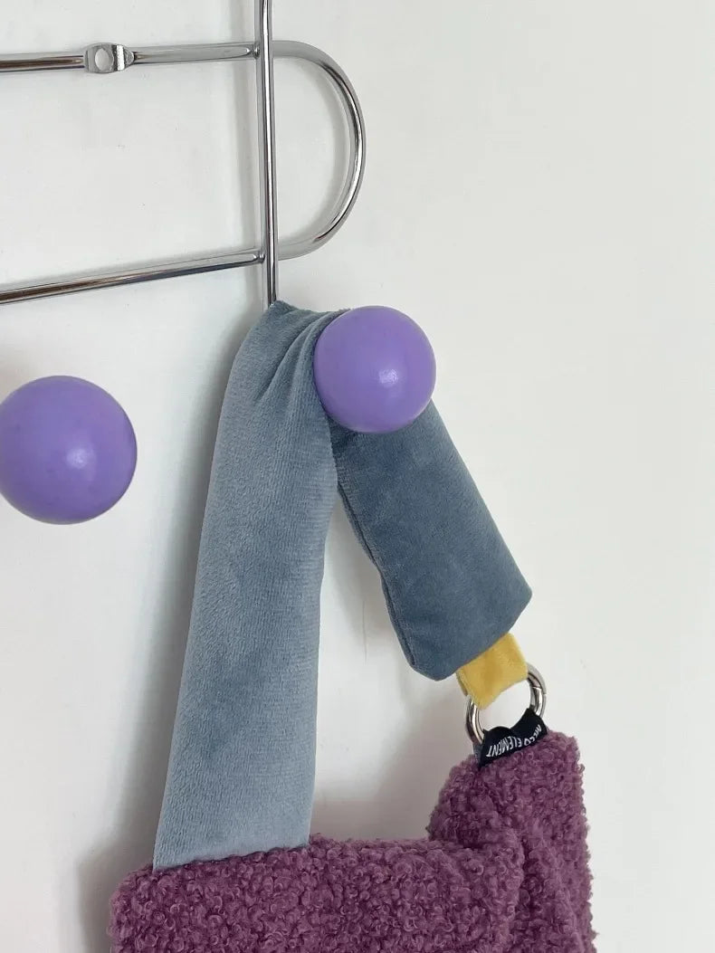 Entrance Hall Wall Coat Racks Portable Backpack Cap Scarf Clothes Organizer Hangers Bedroom Clothing Storage Hanger Rack Hooks